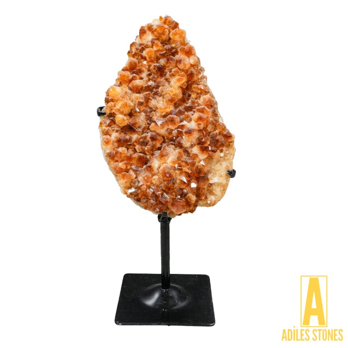 44 cm Ayaklı Sitrin Kütle